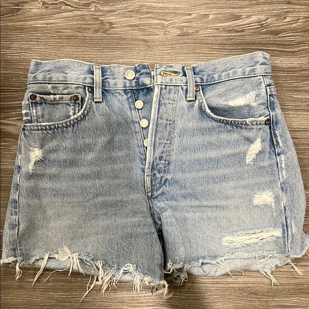 AGOLDE Parker Shorts in Swapmeet (long)